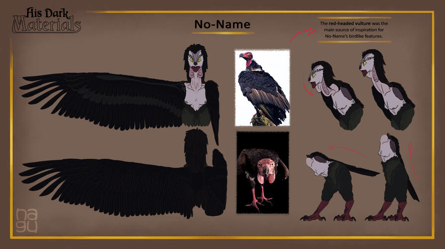 His Dark Materials - No-Name model detail sheet (8/14)