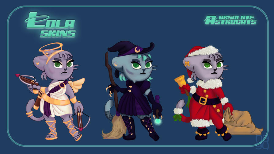 Absolute Astrocats - Lola seasonal skins (5/5)