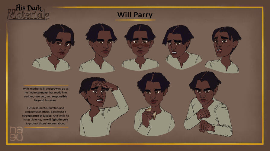 His Dark Materials - Will character sheet (5/14)