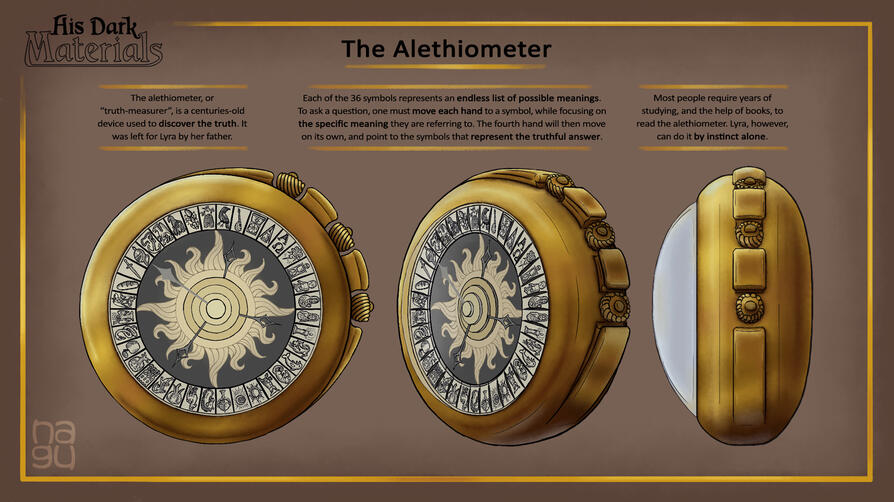 His Dark Materials - Alethiometer prop sheet (9/14)