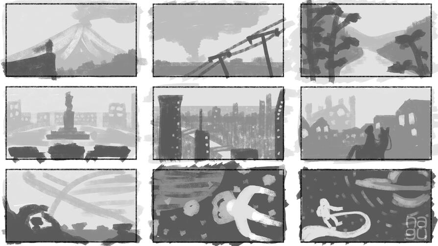 Environment development - thumbnails (1/7)